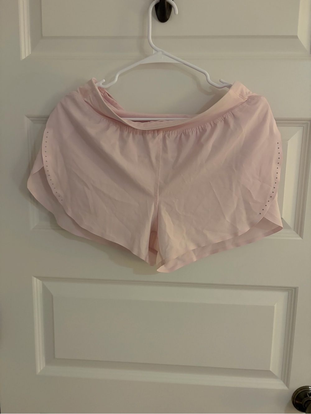 lululemon athletica Pale Pink Elastic-Waist Athletic Shorts